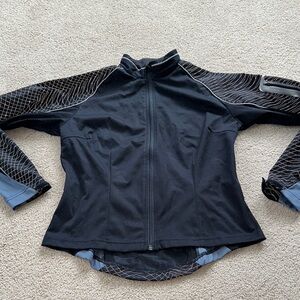 Illuminite zip up running jacket